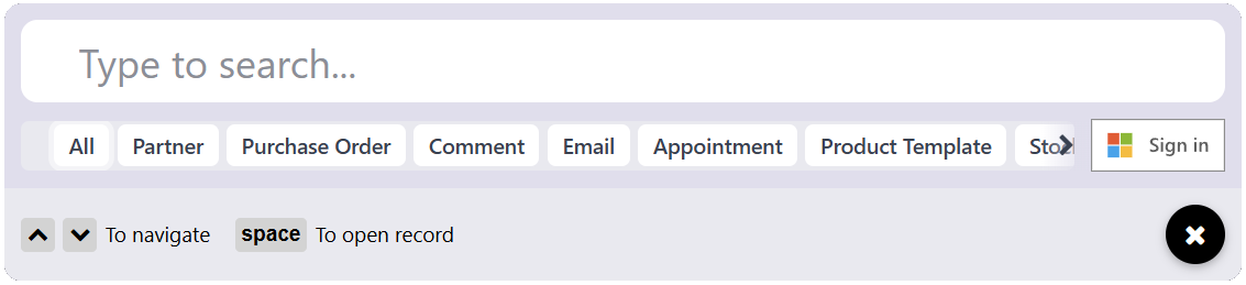 Datamichi Search Bar Screenshot